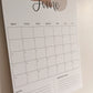 2024 Hanging Calendar