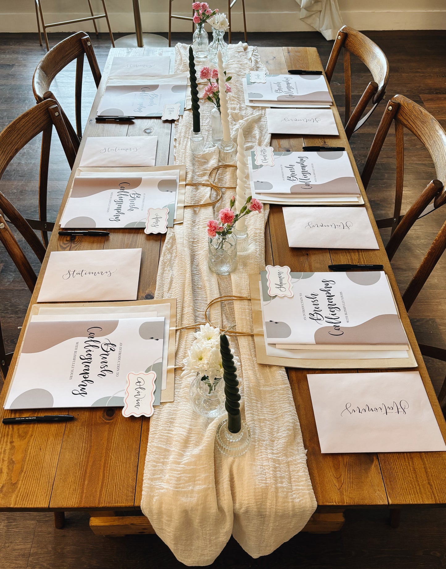 Galentines Beginners Brush Calligraphy Workshop - Oad St, 12th February, 10:30-12:30