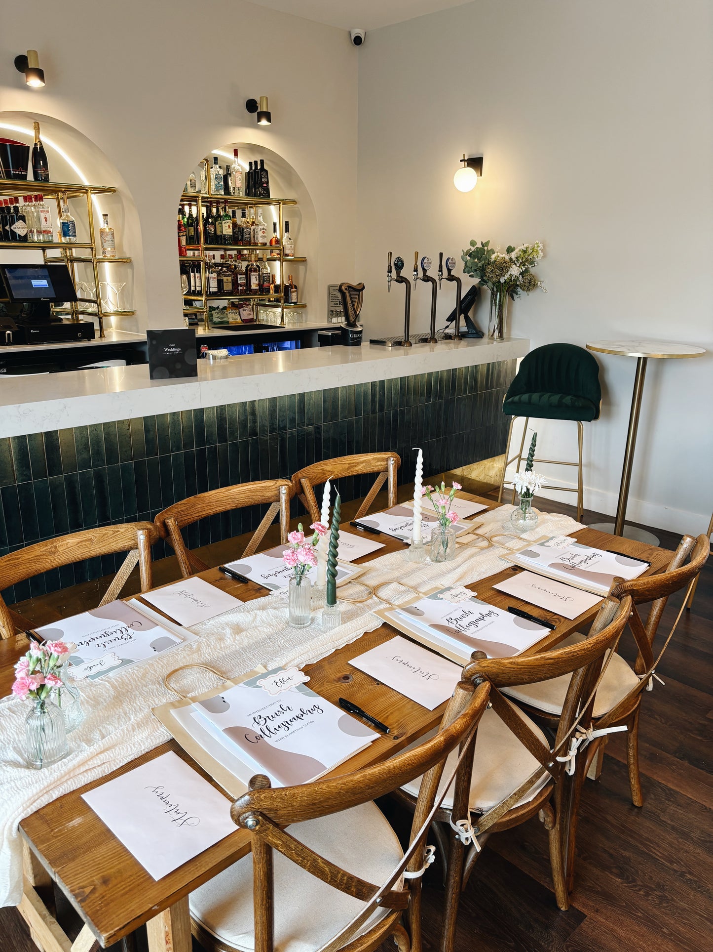 Galentines Beginners Brush Calligraphy Workshop - Oad St, 12th February, 10:30-12:30