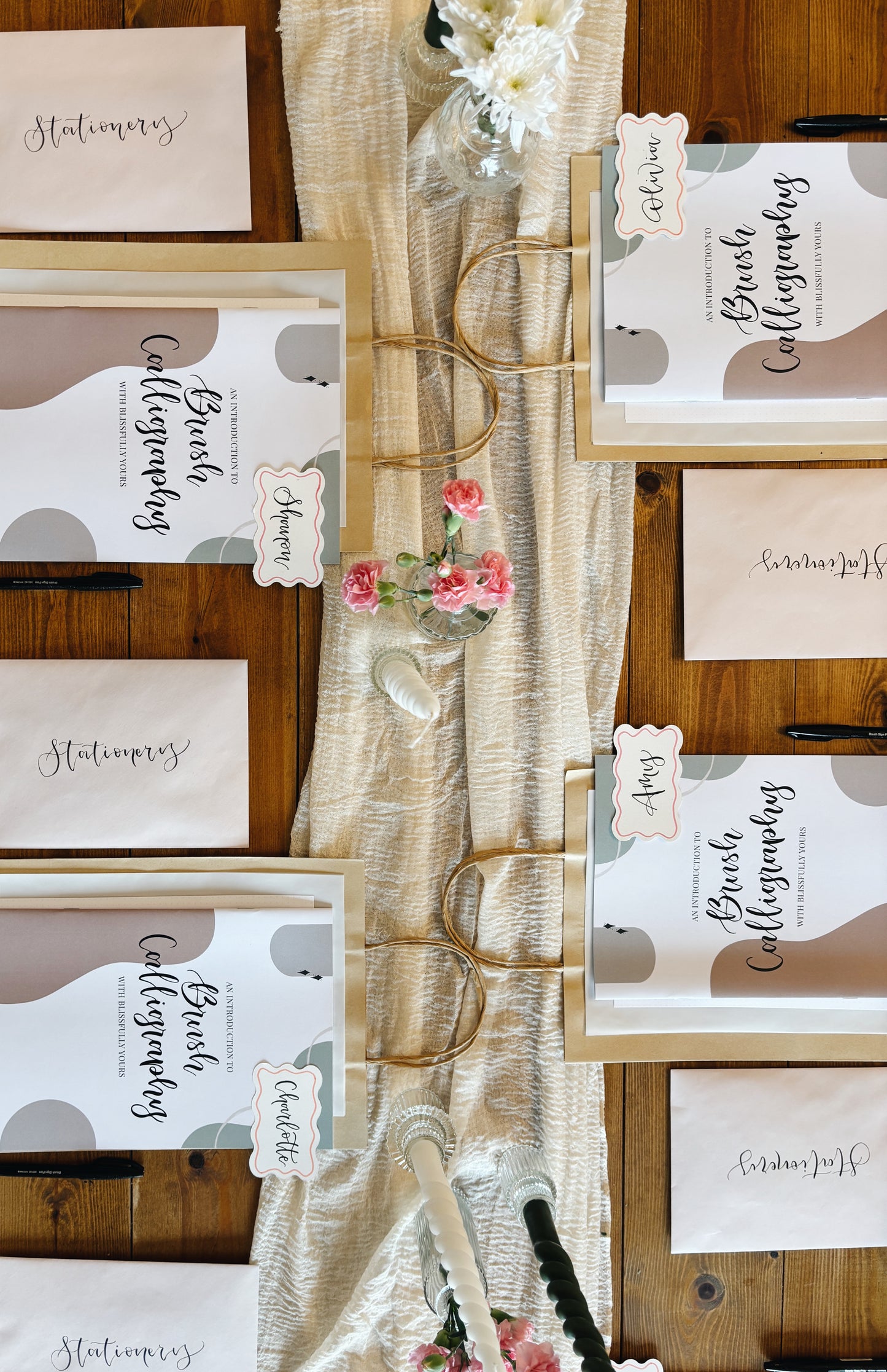 Galentines Beginners Brush Calligraphy Workshop - Oad St, 12th February, 10:30-12:30